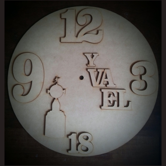 Reloj y va el tercero 30cm 3mm