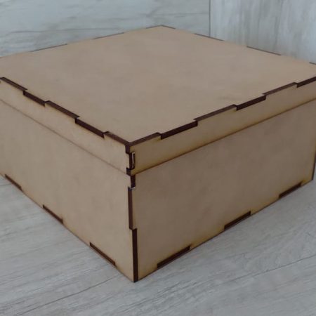 Caja 30x30x20 alto con tapa 3mm