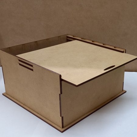 Caja tapa corrediza 12×12 x6cm 3mm